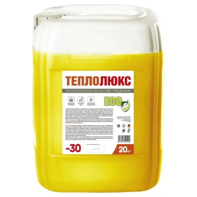 Теплоноситель Теплолюкс ECO -30°С на основе глицерина, 20 кг