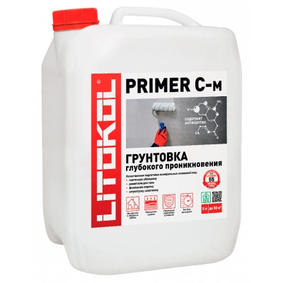 Грунтовка глубокого проникновения Litokol Primer C-m, 5 кг