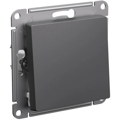 Выключатель 1-клавишный Systeme Electric AtlasDesign, базальт (ATN001411)