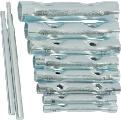 Набор ключей торцевых трубчатых SPARTA 6-22 мм + 2 воротка (10 предметов) 137525 купить в отделе магазина Экономстрой