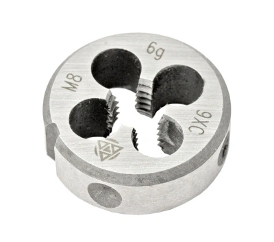 Плашка метрическая сталь 9ХС 8х1,25 мм в ПВХ 3704007 купить в отделе магазина Экономстрой