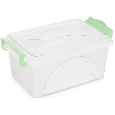 Контейнер прямоугольный ЗПИ Альтернатива 2,5 л, с ручками, прозрачный, М421 купить в отделе магазина Экономстрой