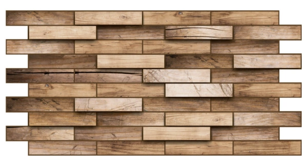 Панель ПВХ Дерево «Орех», 980*480 мм купить в отделе Панели ПВХ стеновые магазина Экономстрой