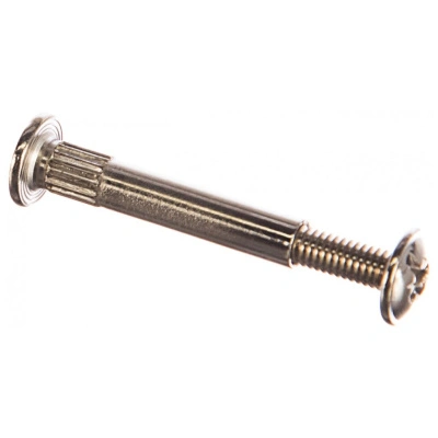 Стяжка мебельная, межсекционная 5x27 мм, никель 4 шт купить в отделе магазина Экономстрой