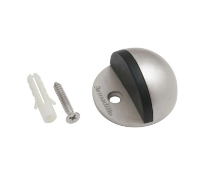 Упор дверной напольный DH003ZA SN Матовый никель купить в отделе магазина Экономстрой