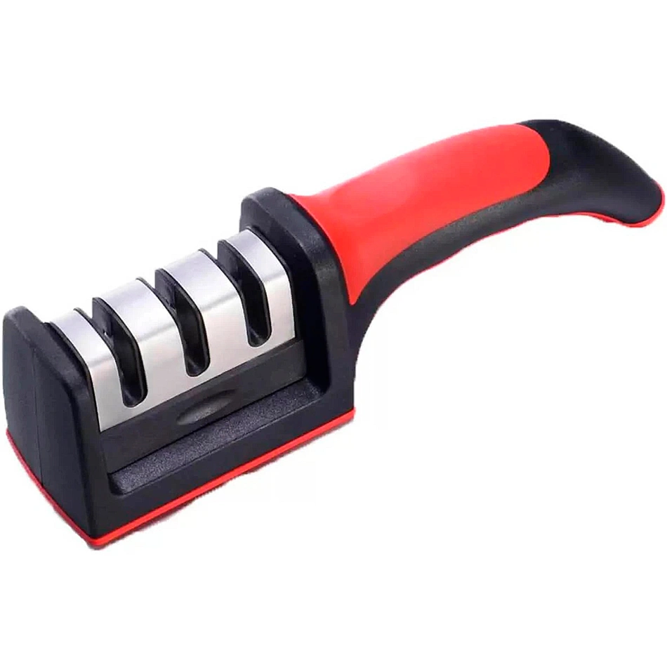 Точилка для ножей и ножниц Sharpener, 3 степени заточки купить в отделе Ножи магазина Экономстрой