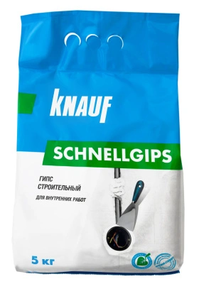 Гипс строительный Knauf Шнельгипс, 5 кг купить в отделе магазина Экономстрой