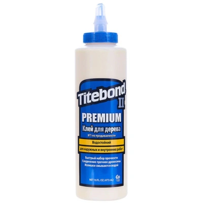 Клей столярный влагостойкий Titebond II Premium, 473 мл