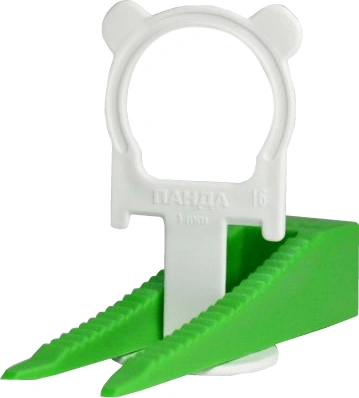 Зажим DECOR &quot;Панда&quot; 1 мм, 40 шт+Клин 40 шт