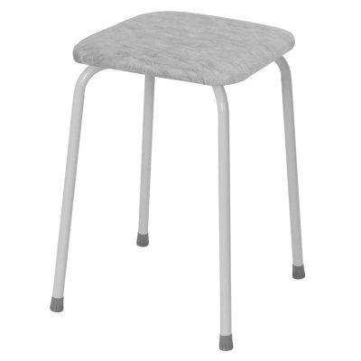 Табурет квадратный Пенёк легкий 184, серый (арт. Т 271) купить в отделе магазина Экономстрой