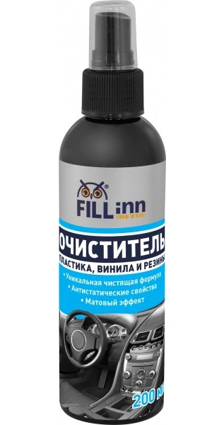 Очиститель пластика, винила и резины 200 мл FL141 071141 купить в отделе Автохимия магазина Экономстрой