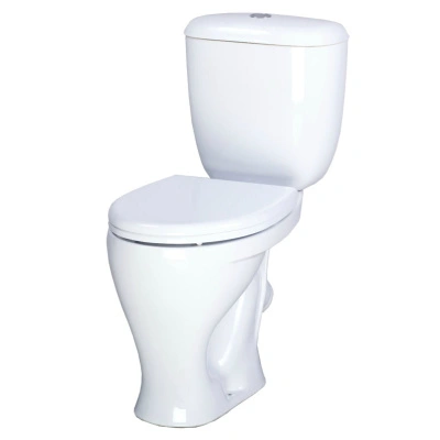 Унитаз-компакт Santeri Воротынский, косой выпуск, 1 режим, сиденье пластик купить в отделе магазина Экономстрой