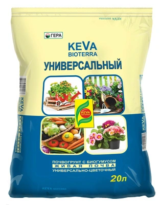 Биопочвогрунт Универсальный 20л KEVA BIOTERRA купить в отделе магазина Экономстрой