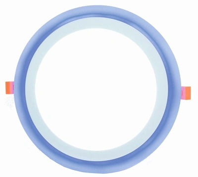 Светильник светодиодный встраиваемый (круг, голубое свечение) LE LED 2BCLR 16W 3/6K LE061300-0026 купить в отделе магазина Экономстрой