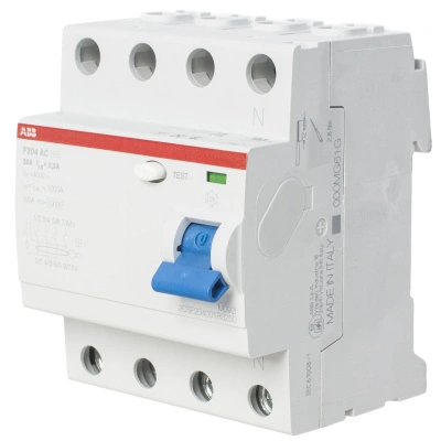 Устройство защитного отключения (УЗО) ABB F204, 4P, 63А, 300мA, тип AC, 2CSF204001R3630 купить в отделе магазина Экономстрой