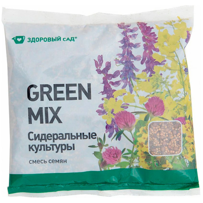Смесь семян Зеленая смесь Green Mix Здоровый Сад, 0,5 кг купить в отделе Сидераты магазина Экономстрой