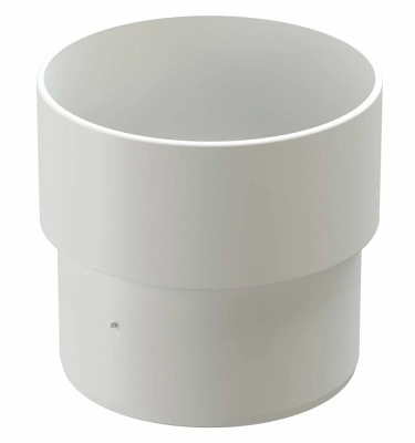 Муфта соединительная Docke STANDARD (Standart)  пластиковая 80 мм, белая RAL 9003