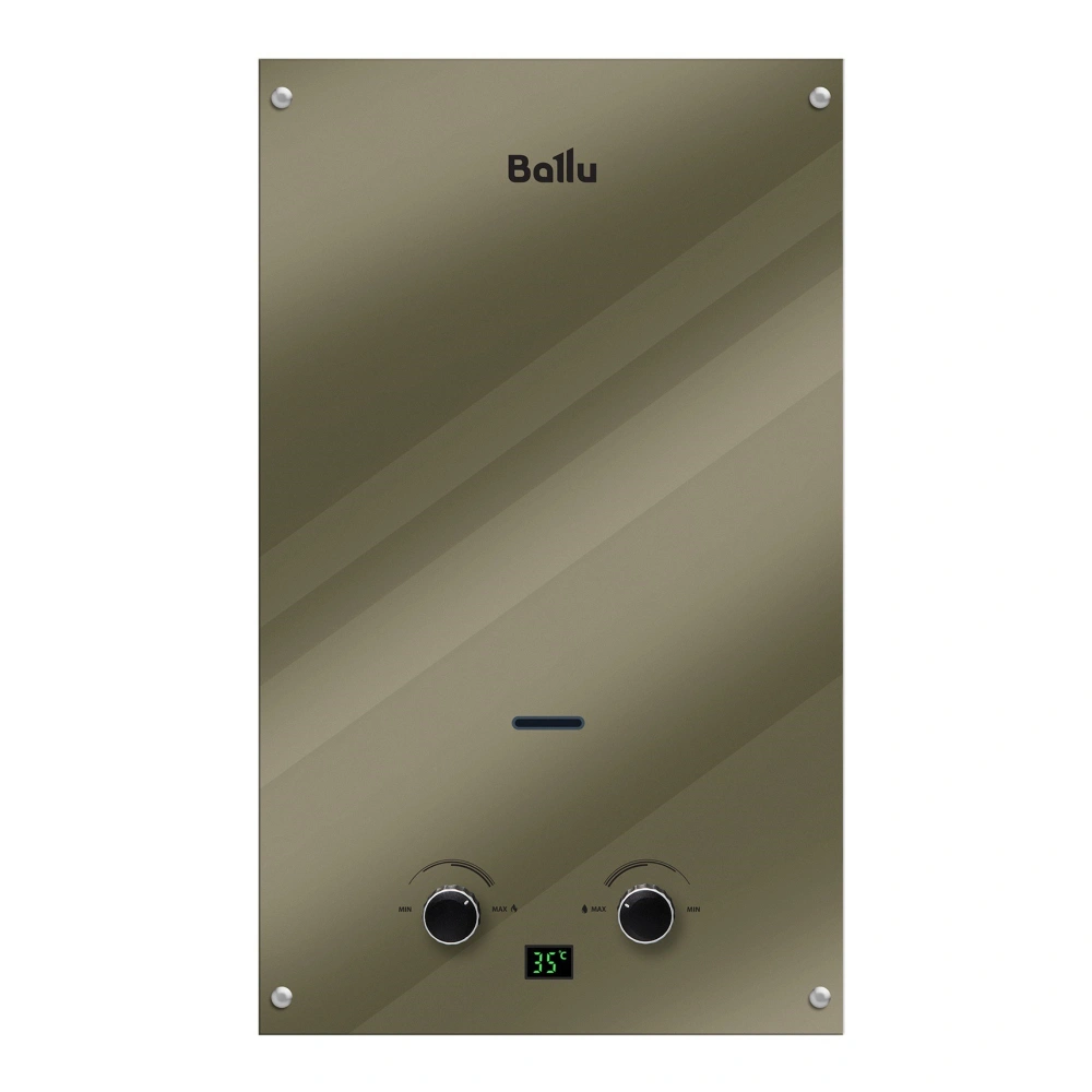 Водонагревательная газовая колонка Ballu GWH 10 Fiery Glass Mirror купить в отделе Газовые колонки магазина Экономстрой
