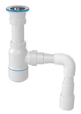 Сифон для умывальника с разборным выпуском 70 мм, гибкая труба 1 1/2"х40/50 1051 купить в отделе магазина Экономстрой