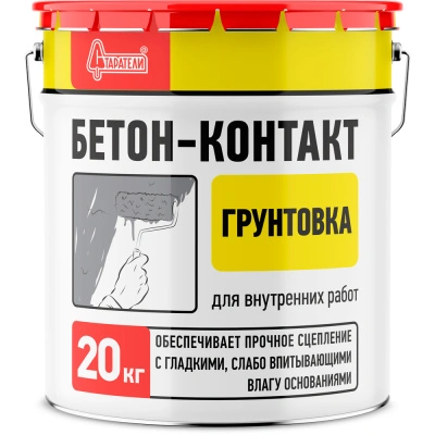 Грунтовка Старатели Бетон-Контакт для внутренних работ, 20 кг купить в отделе магазина Экономстрой