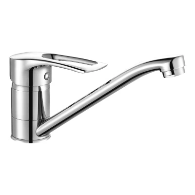 Смеситель для кухни, поворотный излив, картридж 40 мм ROSSINKA T40-21