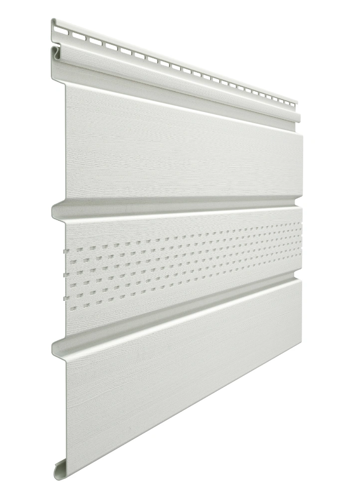 Софит с центральной перфорацией Docke STANDARD 3000х305 мм пломбир купить в отделе Софиты магазина Экономстрой