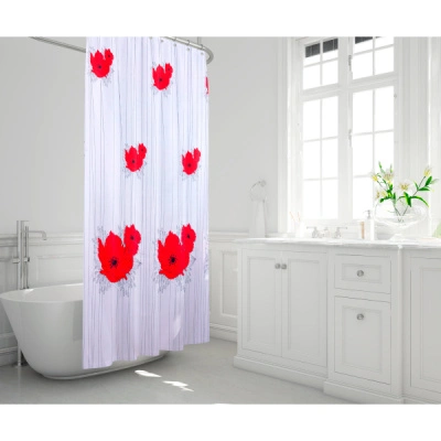 Штора для ванн Bacchetta Papavero, 180х200 см купить в отделе магазина Экономстрой