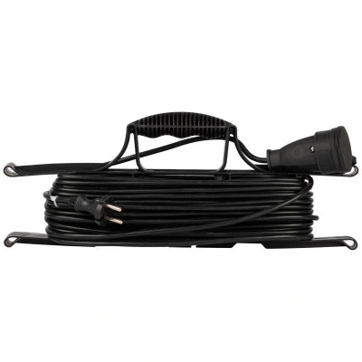 Удлинитель-шнур на рамке ЭРА GREEN LINE без заземления, ПВС 2х1, 10 А, 20 м купить в отделе магазина Экономстрой