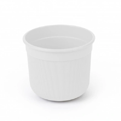 Горшок для цветов с дренажной вставкой Сканди, 1 л, белый купить в отделе магазина Экономстрой