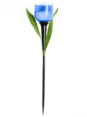Садовый LED светильник тюльпан синий USL-C-454/PT305 BLUE TULIP