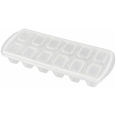 Формочка для льда с крышкой Plast Team, цвет натуральный, 12 ячеек купить в отделе магазина Экономстрой