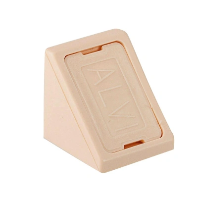 Уголки мебельные Стройбат, пластиковые, с шурупом, сосна (6 шт) купить в отделе магазина Экономстрой