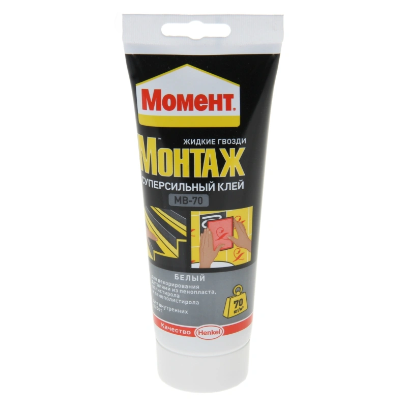 Жидкие гвозди МОМЕНТ Монтаж суперсильный DGll 250 г Henkel от магазина Экономстрой