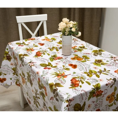 Клеенка Mirror, ПВХ, на нетканной основе, 140 см, Ягоды купить в отделе магазина Экономстрой