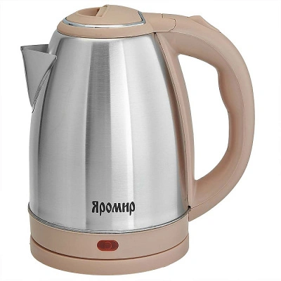 Чайник электрический Яромир ЯР-1063, нержавеющая сталь, 1500 Вт, 1,8 л