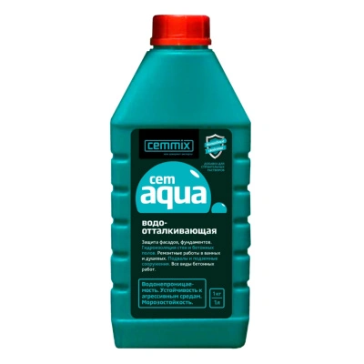 Добавка водооталкивающая Cemmix &quot;Cemaqua&quot;, 1 л