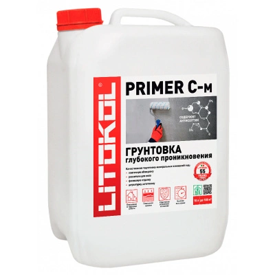 Грунтовка глубокого проникновения Litokol Primer C-m, 10 кг