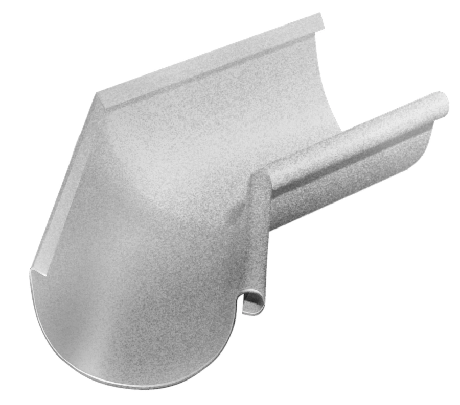 Угол желоба металлический 125 мм, 135°, внутренний левый, оцинкованная сталь купить в отделе Водосточные системы магазина Экономстрой