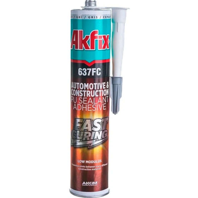 Герметик полиуретановый быстросохнущий Akfix 637FC AA376, серый, 310 мл купить в отделе Герметики магазина Экономстрой