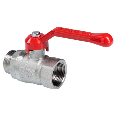 Кран шаровой, длинная рукоятка, внутренняя-наружная резьба, Valtec Standart VT.121.N.04, PN40, 1/2&quot;