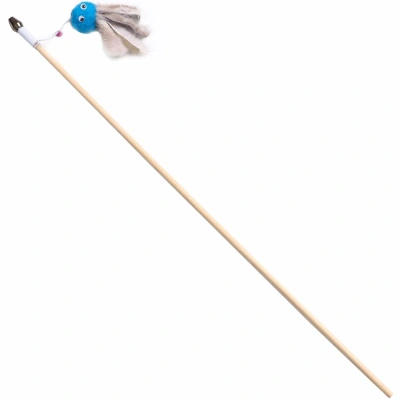 Дразнилка-удочка "Осьминожка с норкой", на деревянной палочке, цвет в ассортименте купить в отделе магазина Экономстрой