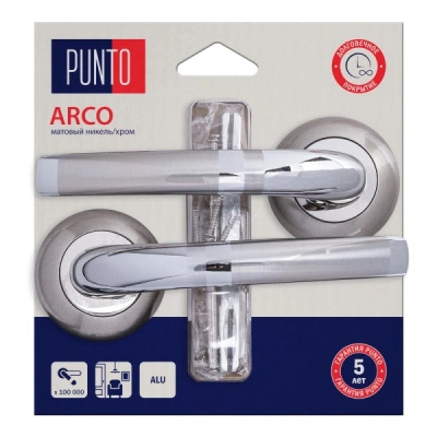 Ручка раздельная LM/A R.TL54.ARCO/HD SN/CP-3, матовый никель/хром купить в отделе магазина Экономстрой