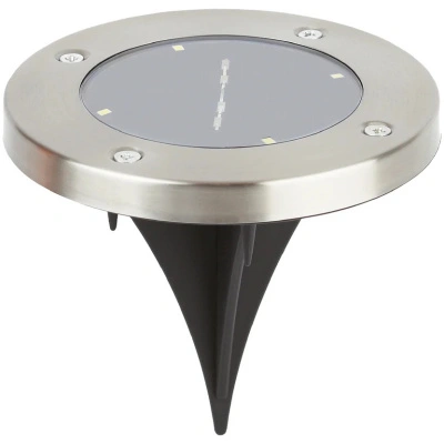 Светильник садовый на солнечной батарее ЭРА ERAST040-08, сталь, пластик, 13 см, Б0038502 купить в отделе магазина Экономстрой