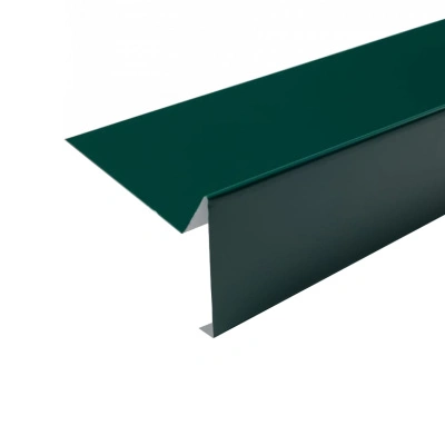 Планка торцевая 90х80 мм, 2 м, зеленая (RAL 6005) купить в отделе магазина Экономстрой