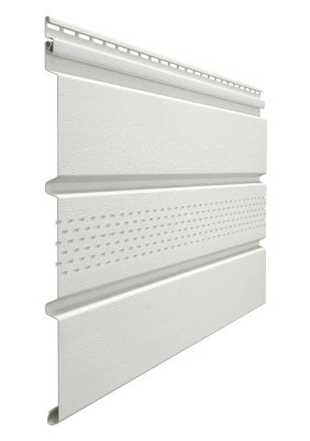 Софит с центральной перфорацией Docke STANDARD 3000х305 мм пломбир купить в отделе магазина Экономстрой