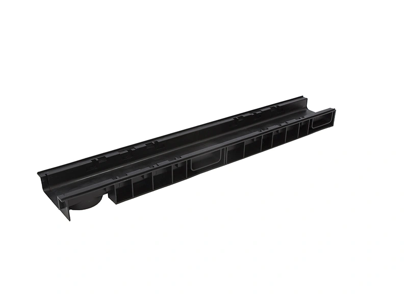 картинка Канал пластиковый ECOTECK LITE DN100 1010х153х69 мм (А15-С250) черный от магазина Экономстрой