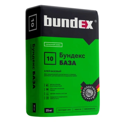 Клей плиточный Bundex База С0, 25 кг