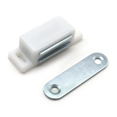 Магнит мебельный StahlBuro L-45 h-14, белый (4 шт) купить в отделе магазина Экономстрой