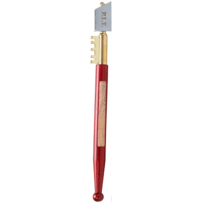 Стеклорез алмазный P.I.T, деревянная рукоятка, гребенка, 1-5 мм, 5000 м, 180 мм купить в отделе магазина Экономстрой