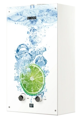 Водонагревательная колонка Zanussi GWH 10 Fonte Glass Lime